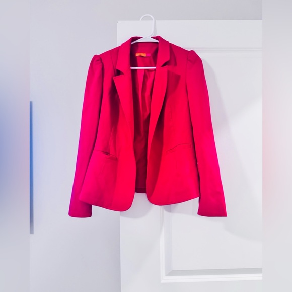 Women's Red Blazer - Picture 2 of 10